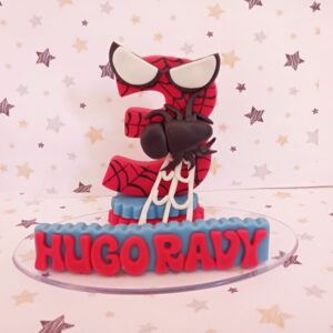Vela Simples Homem-Aranha Personalizável
