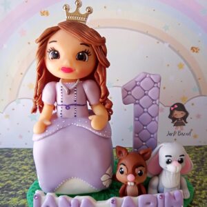 Topo de Bolo Princesa Sofia Personalizável