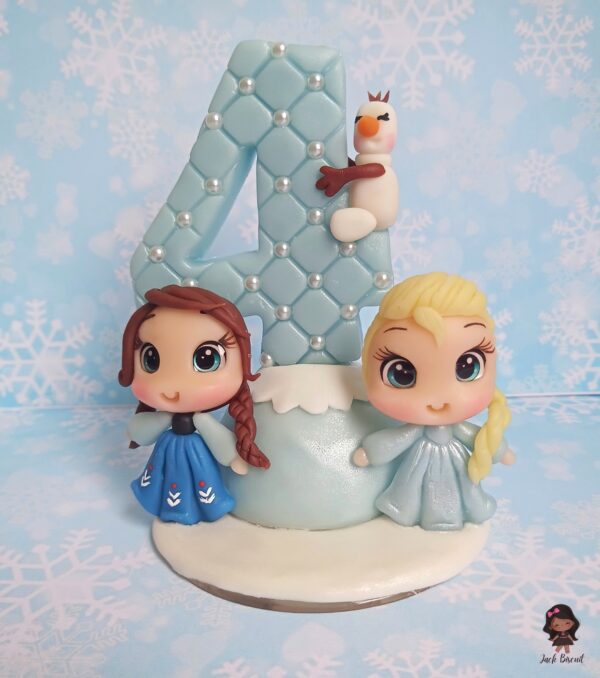 Vela Simples Frozen Personalizável