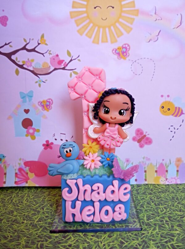 Vela Simples Jardim Encantado Personalizável